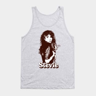 Stevie Nicks \-/ Retro Vintage Styled Design Tank Top